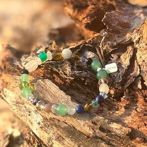 Mixed beads & crystals